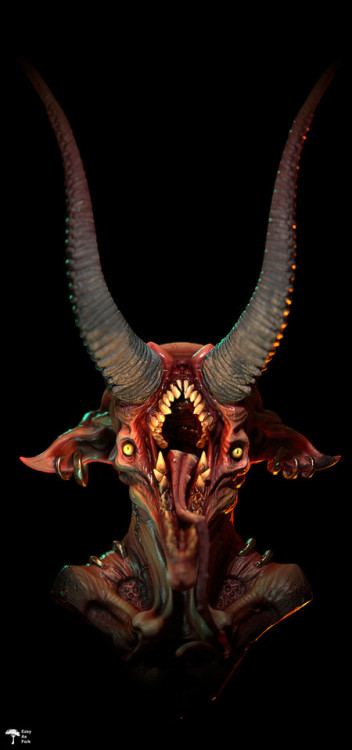 morbidfantasy21 - Demon Head #1 by NikolayTsys