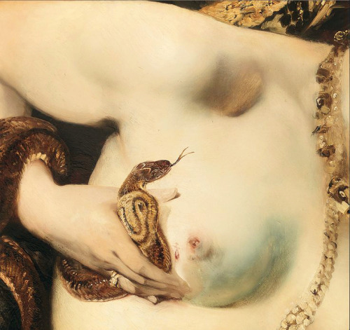 novastarna - Hans Makart, The Death of Cleopatra (detail) 1875