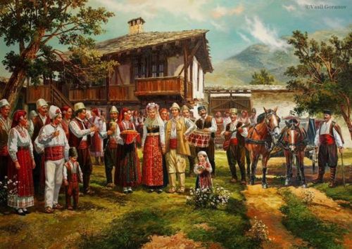 useless-bulgariafacts - Scenes of rural Bulgarian life, by Vasil...