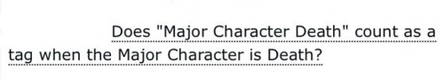 ao3tagoftheday - The AO3 Tag of the Day is - An important...