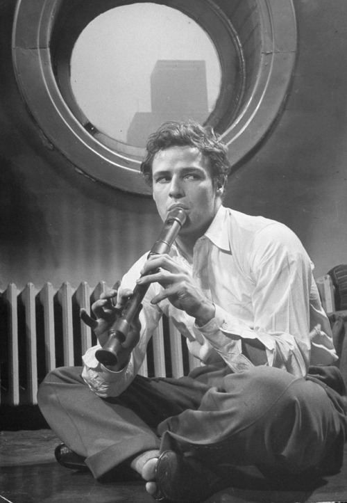 wehadfacesthen - Marlon Brando, New York, c.1948