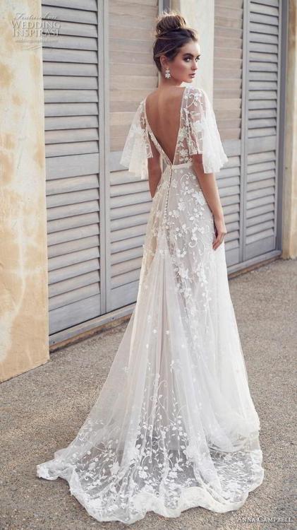 (via Anna Campbell 2019 Wedding Dresses — “Wanderlust” Bridal...