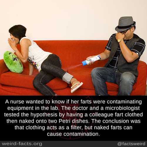 mindblowingfactz - A nurse wanted to know if her farts were...
