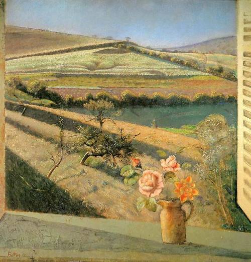 expressionism-art - The bouquet of roses on the window, 1958,...