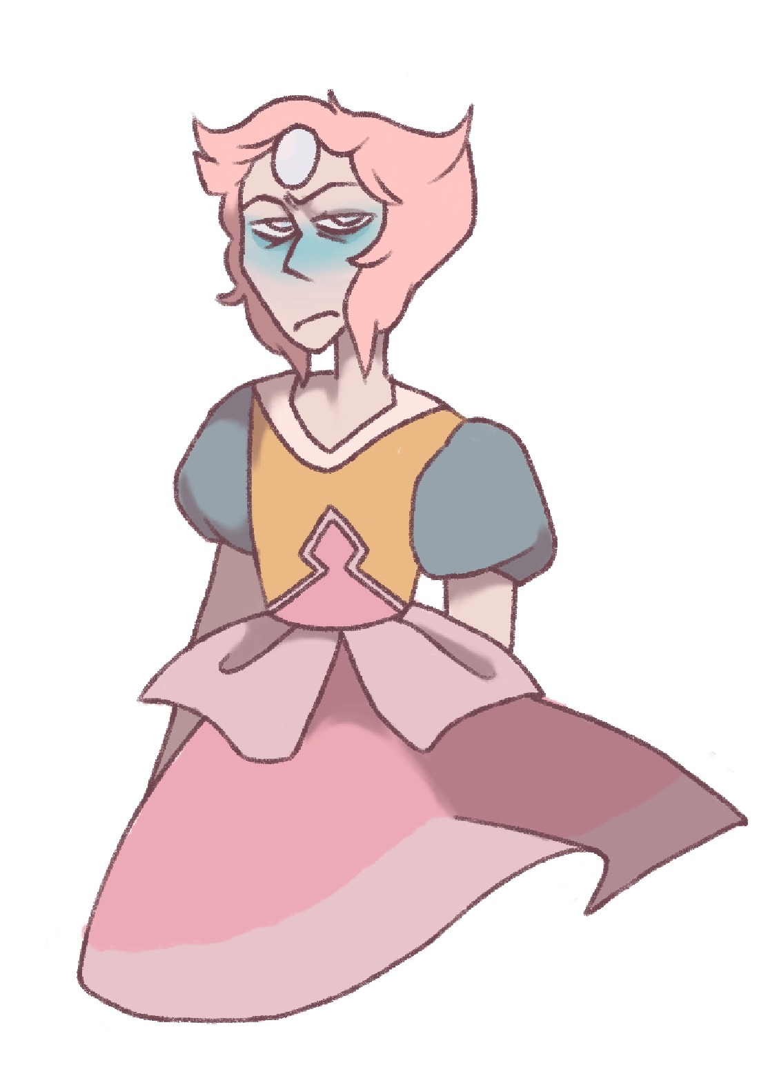i honestly hate the leaked past pearl dress with all my being but I love pearl so ://////