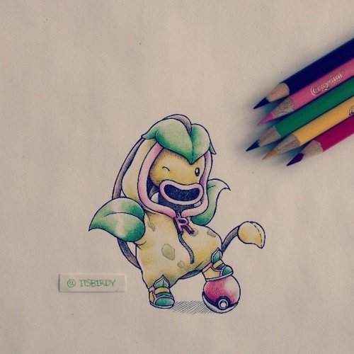 tiralatele - Geniales dibujos de Pokemon by ItsBirdy