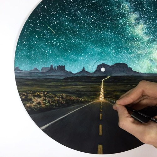 sosuperawesome - Paintings on Vinyl Records (Side A still will...