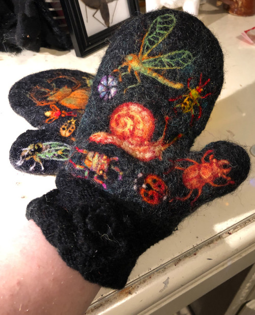 ink-the-artist - I felted mittens…with BUGSI want something...