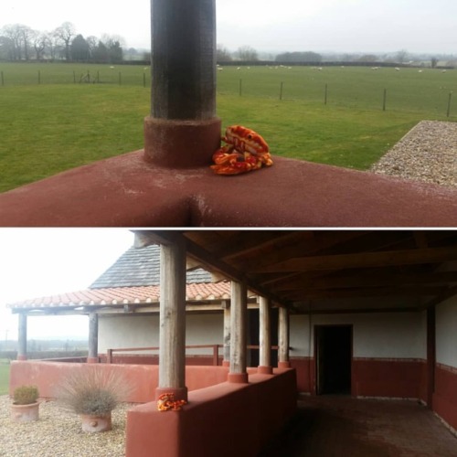 We took Clementine to a replica Roman villa in Shrewsbury and we...