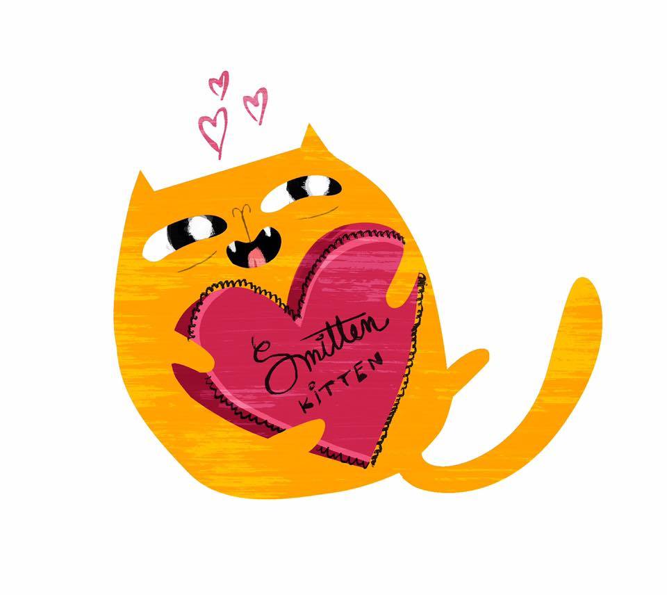 bootsthecartoon:#TBVD! Happy Valentine’s Day! Happy Valentine’s Day to all cats, lovers, and cat lovers…