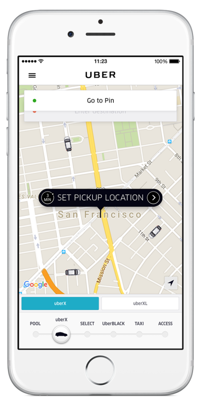 Uber im Uberall Listings Network