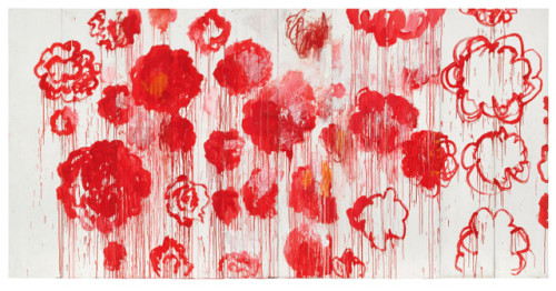 paintedout - Cy Twombly, Blooming, 2001-2008