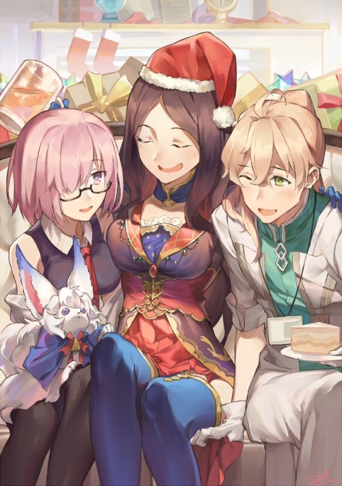 thetangles:★ 边缘骑士| Merry Christmas☆⊳ fate/grand order✔...