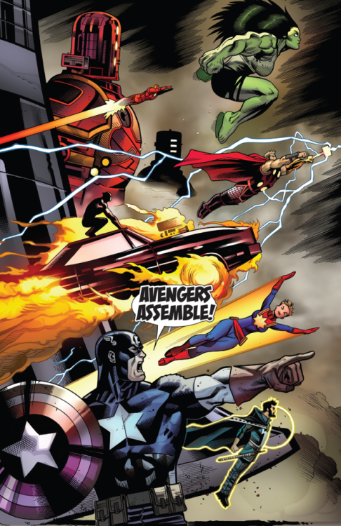 marvel-dc-art - Avengers v8 #6 - “Planet of Pathogens”...