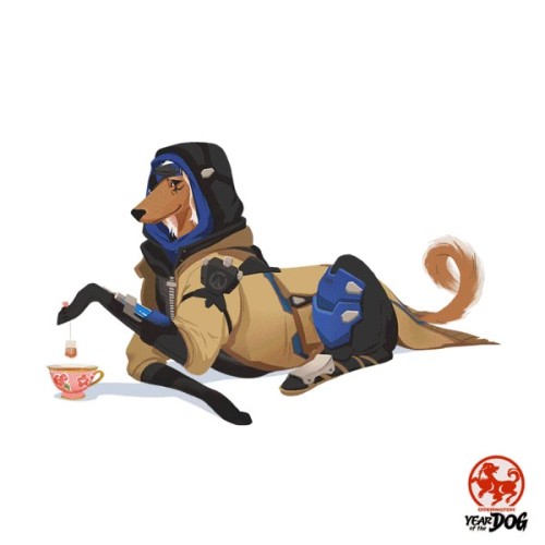 lucifurmacomb:aurous-android:Overwatch heroes as dogs...