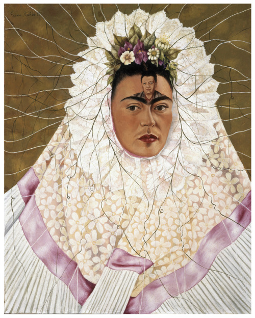 robertocustodioart:Self Portrait as a Tehuana by Frida Kahlo...