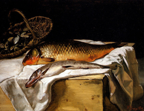 Still Life with Fish, Frederic BazilleMedium:...