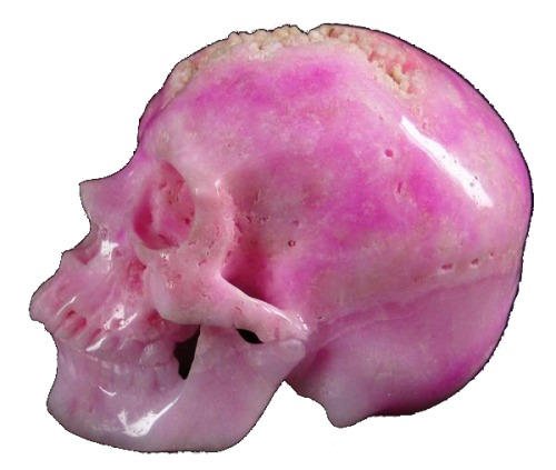 transparentgems - Pink Aragonite Skull