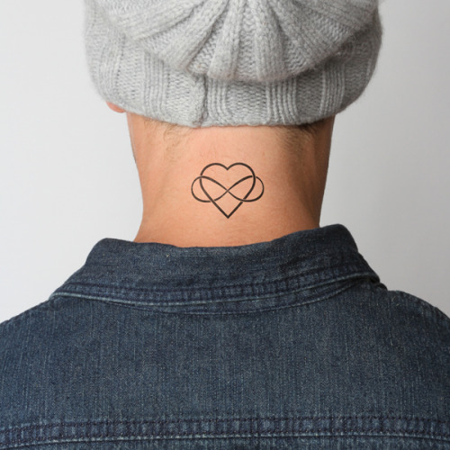 Tattoo tagged with: heart, love, infinity, temporary 