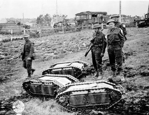 fakehistory - Soldiers Care for Baby Tanks After their Mother...