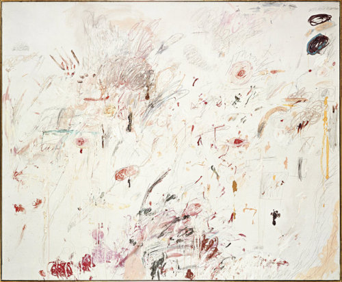 paintedout - Cy Twombly, Empire of Flora, 1961