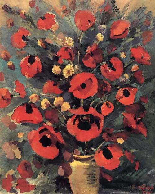 artist-sarian:Wild poppiesMedium: oil,canvas