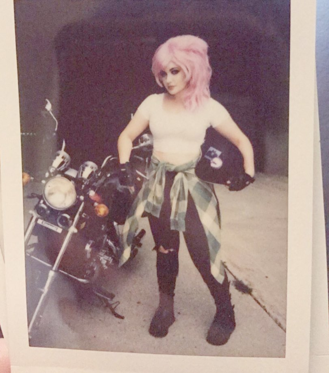 80s lesbian realness 📸📸 I actually have a whole pile of Polaroid pics I keep in my bag they’re v v cute. 📸: @astrosoda !!