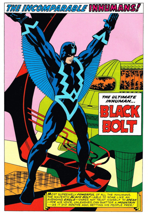 spaceshiprocket - Black Bolt by Jack Kirby