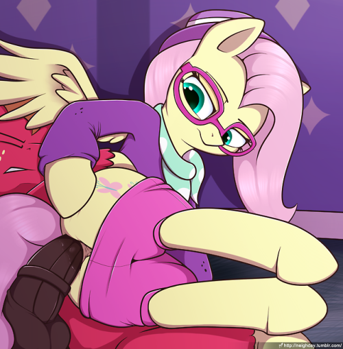 neighday:Hipster Fluttershy