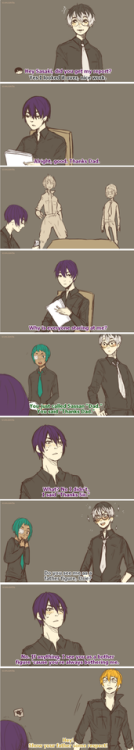 anime-fangrl - Urie unconsciously calling Sasaki dad and man,...