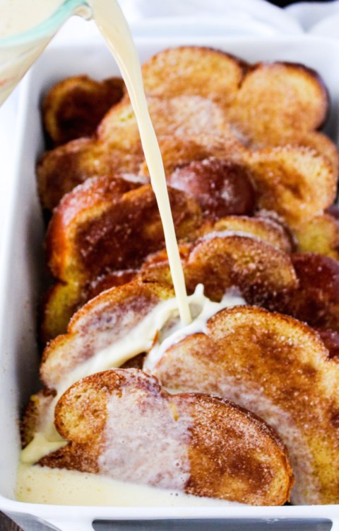 sweetoothgirl - Churro French Toast Casserole with Mexican...