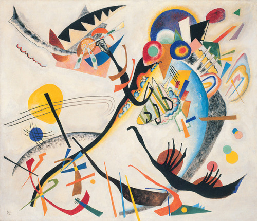 artist-kandinsky - Blue segment, 1921, Wassily Kandinsky