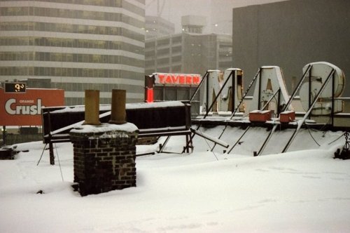 avardwoolaver - Yonge Street, Toronto, 1982On Sam’s rooffrom the...