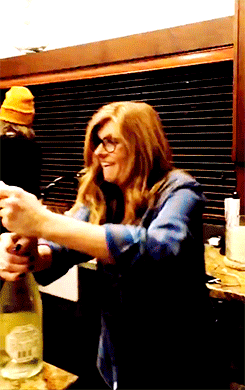 aheartshapedgun - Connie Britton trying to open a bottle y'all