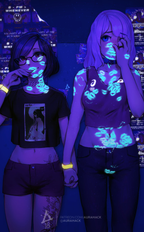 artcrossaura - What secrets would the blacklight reveal about...