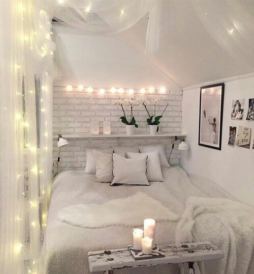 white bedroom on Tumblr