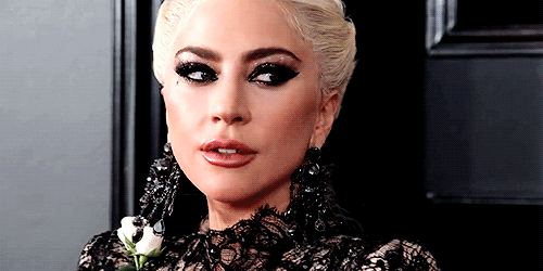 closertotheclouds - Lady Gaga on the 60th Grammys red carpet