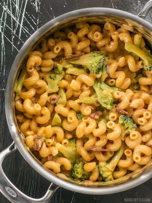 hoardingrecipes - One Pot Bacon Broccoli Mac and Cheese