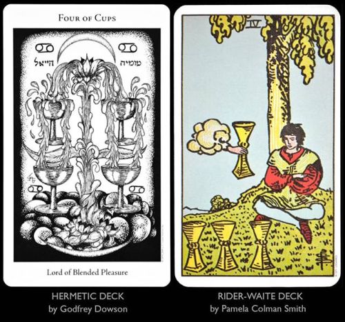 Image result for 4 of cups hermetic