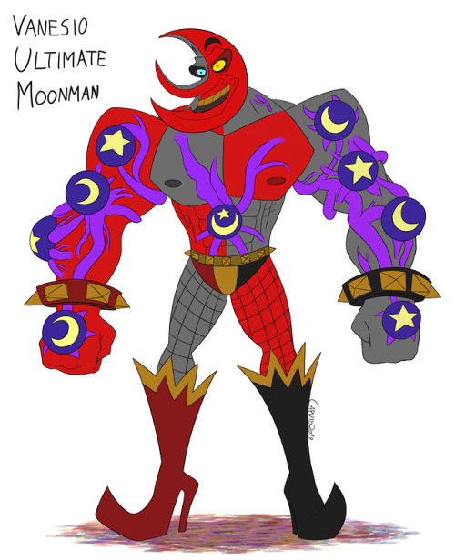 Concept art of Vanesio the Moonman, ultimate form!Be ready for...