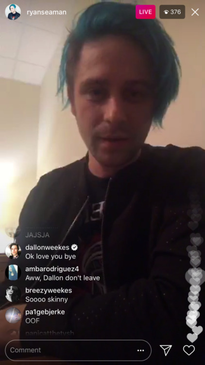 ryanandjon - Dallon’s comments on Ryan’s livestream