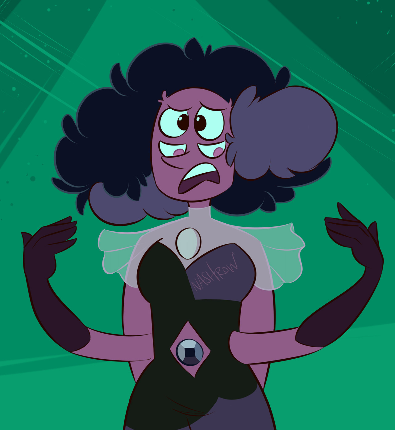 Quick Rhodonite since I still have a heckton of SU sketches from the newest episodes.