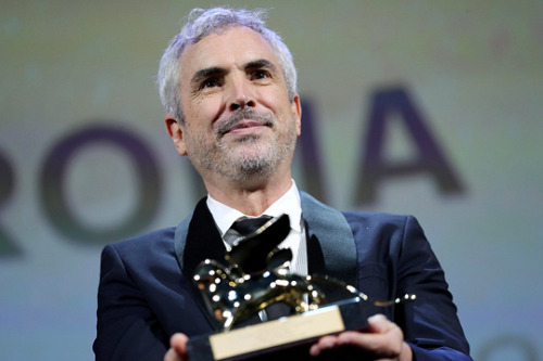 tessathompsson - Alfonso Cuarón receives the Golden Lion for...