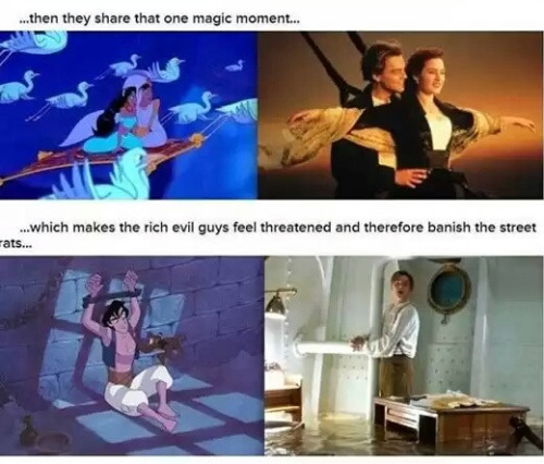 theamericankid - Proof that Aladdin and Titanic are basically...