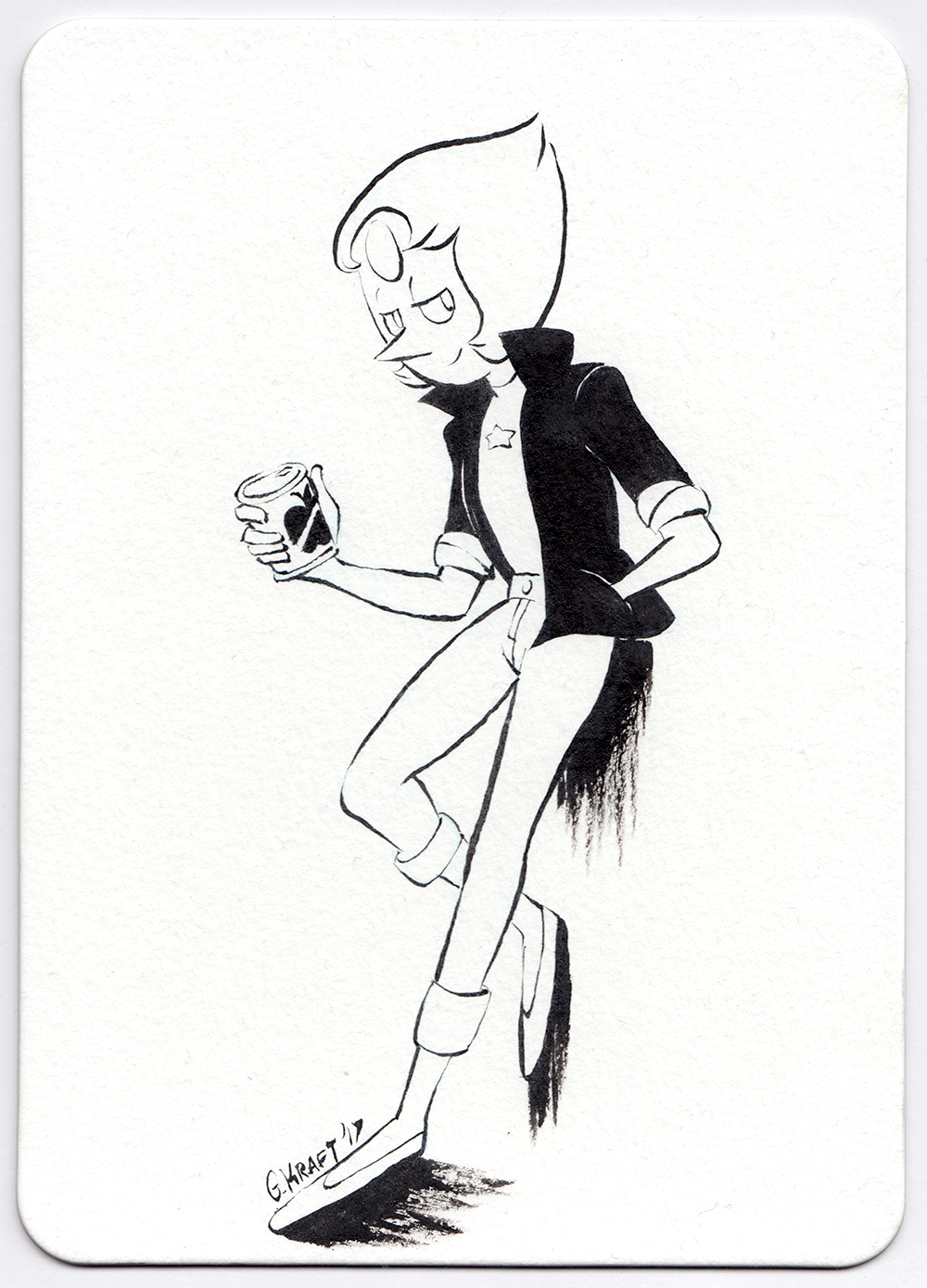 Bad Pearl for a brush pen commission.
