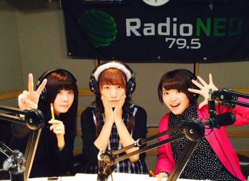 Tani Marika, Saito Makiko & Yakata Miki at RadioNEO 97.5