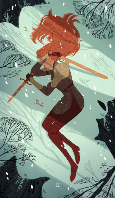 sosuperawesome - Suit of Swords, by Sara Kipin on Tumblr and...