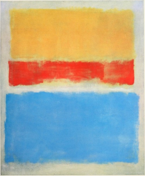 dailyrothko:Mark Rothko, Untitled (Red, Yellow, Blue),...