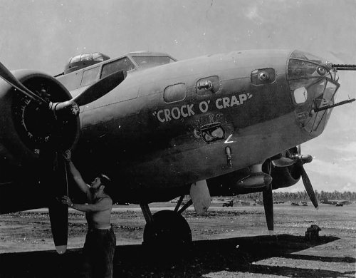 wwii-bombers - Boeing B-17E Flying Fortress 41-2632 Crock O Crap...