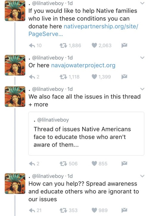 I’m Native American and this upsets me more than anything,...